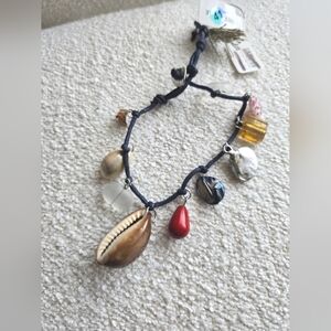 NEW!! Free People, Collected Anklet, Navy